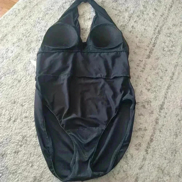 MagicSuit Womens Black Halter Padded Slimming Swimsuit L - Picture 15 of 15